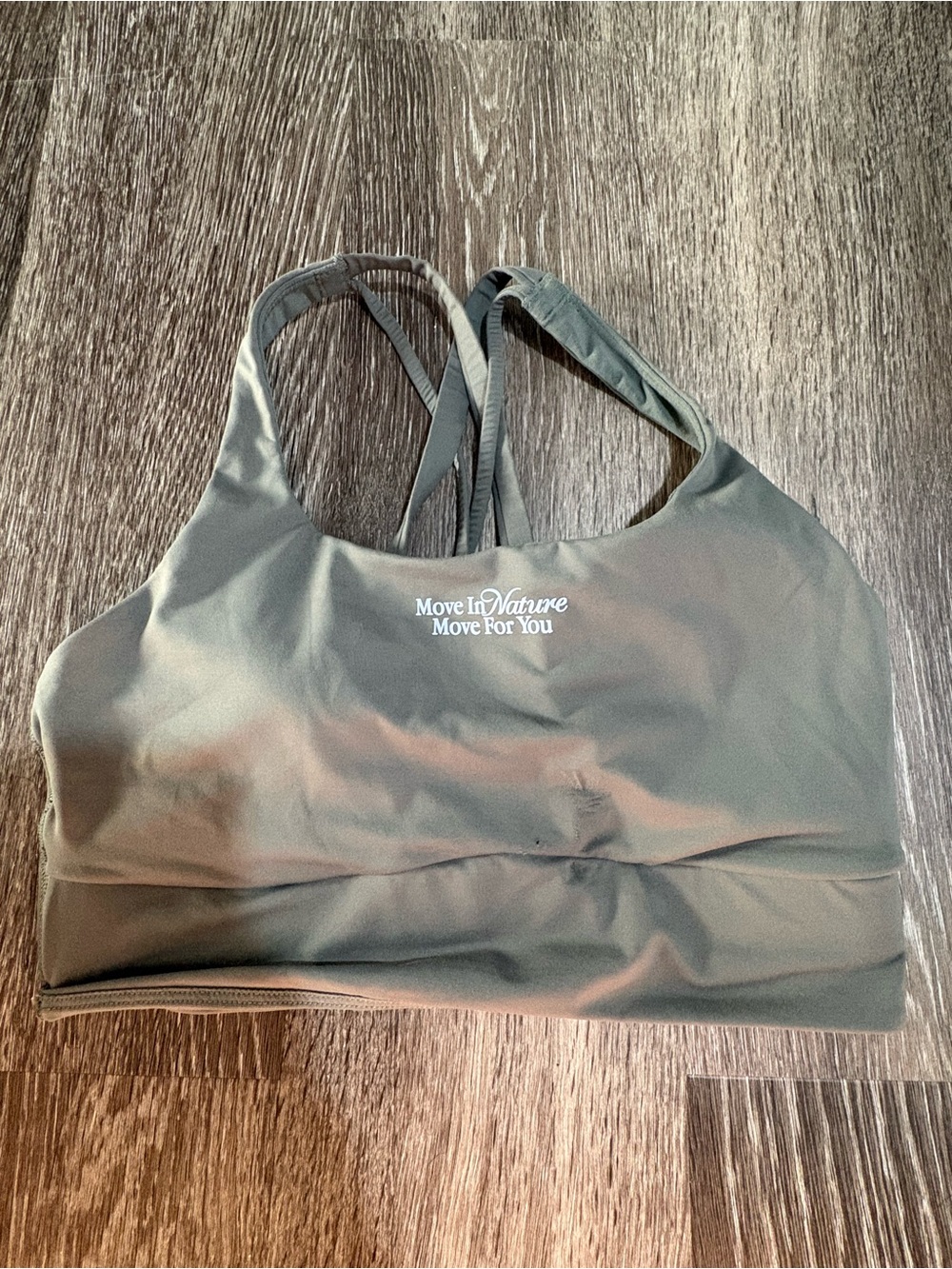 lululemon athletica Olive Green Crossback Sports Bra
